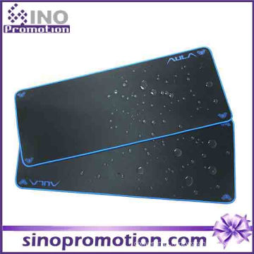 Base de borracha antiderrapante grande Mousepad impermeável (borda azul)